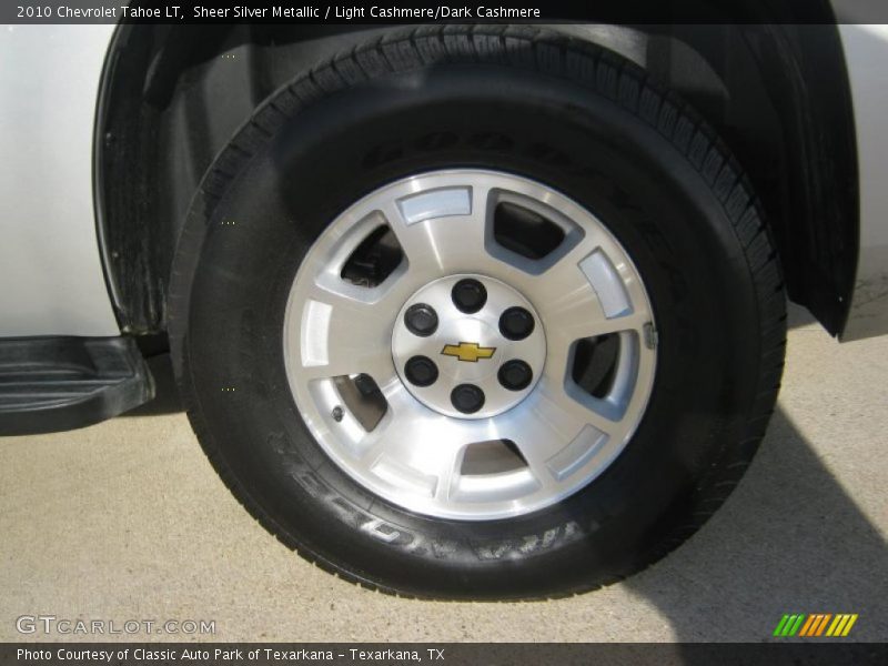Sheer Silver Metallic / Light Cashmere/Dark Cashmere 2010 Chevrolet Tahoe LT