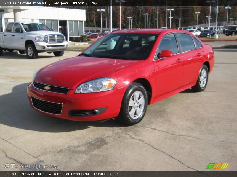 Red Jewel Tintcoat / Gray 2010 Chevrolet Impala LT