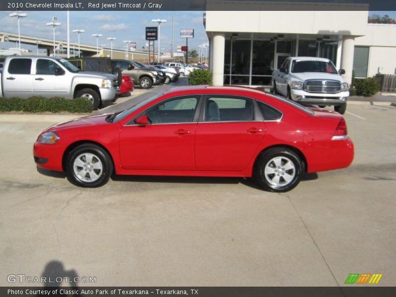 Red Jewel Tintcoat / Gray 2010 Chevrolet Impala LT