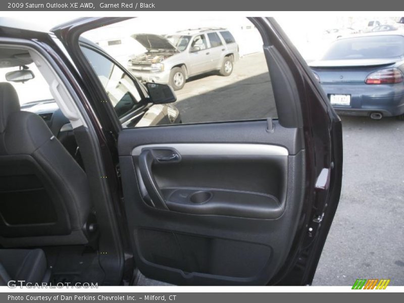 Garnet Red / Black 2009 Saturn Outlook XE AWD