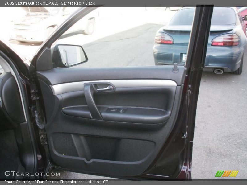 Garnet Red / Black 2009 Saturn Outlook XE AWD