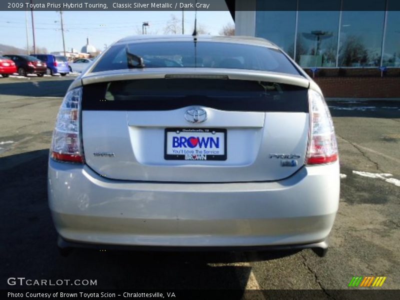 Classic Silver Metallic / Dark Gray 2009 Toyota Prius Hybrid Touring
