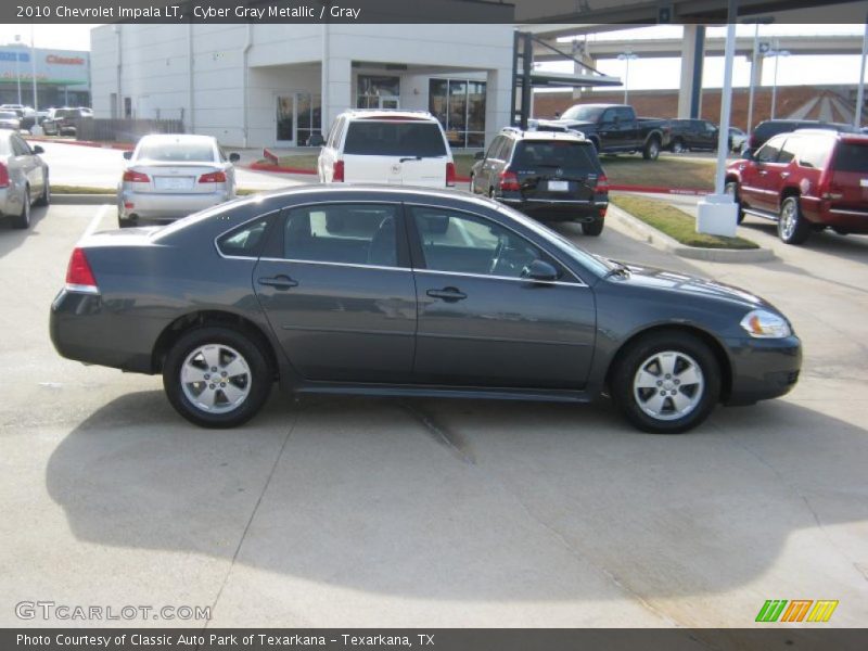Cyber Gray Metallic / Gray 2010 Chevrolet Impala LT
