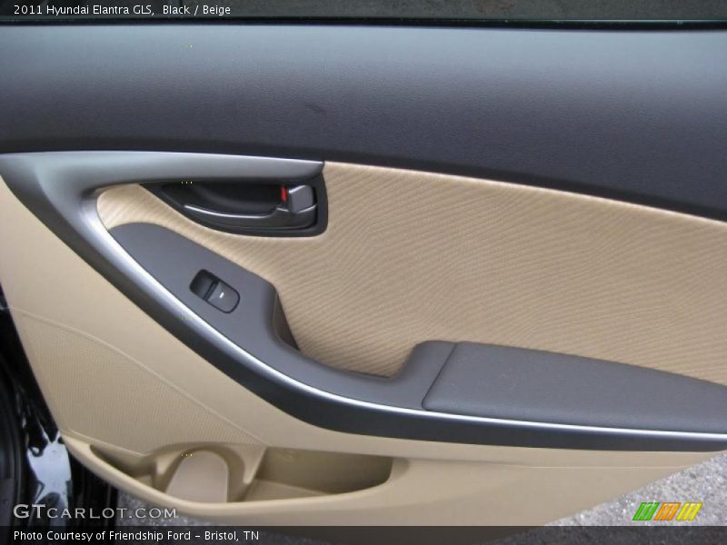 Black / Beige 2011 Hyundai Elantra GLS