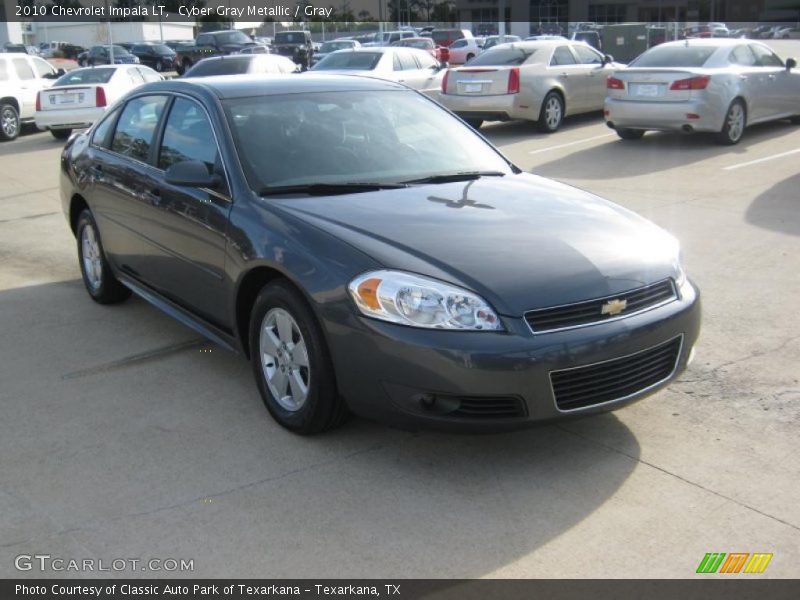 Cyber Gray Metallic / Gray 2010 Chevrolet Impala LT