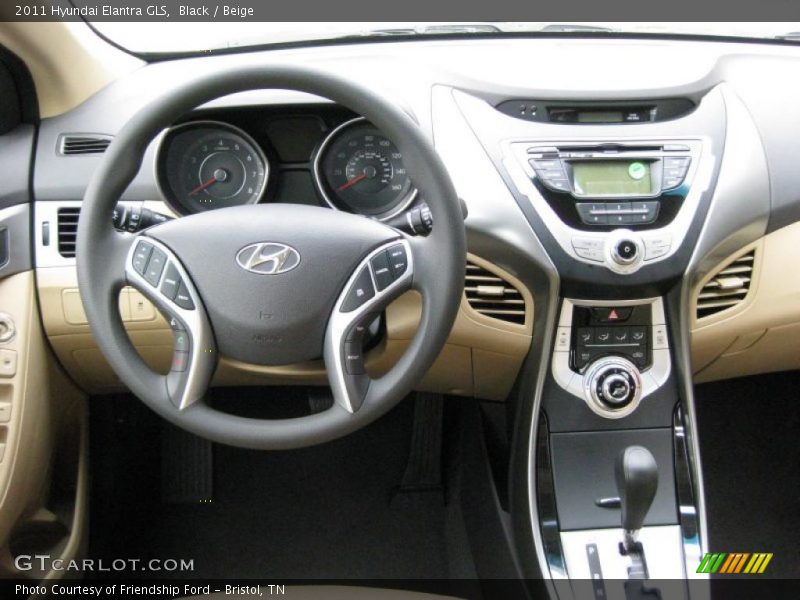 Dashboard of 2011 Elantra GLS