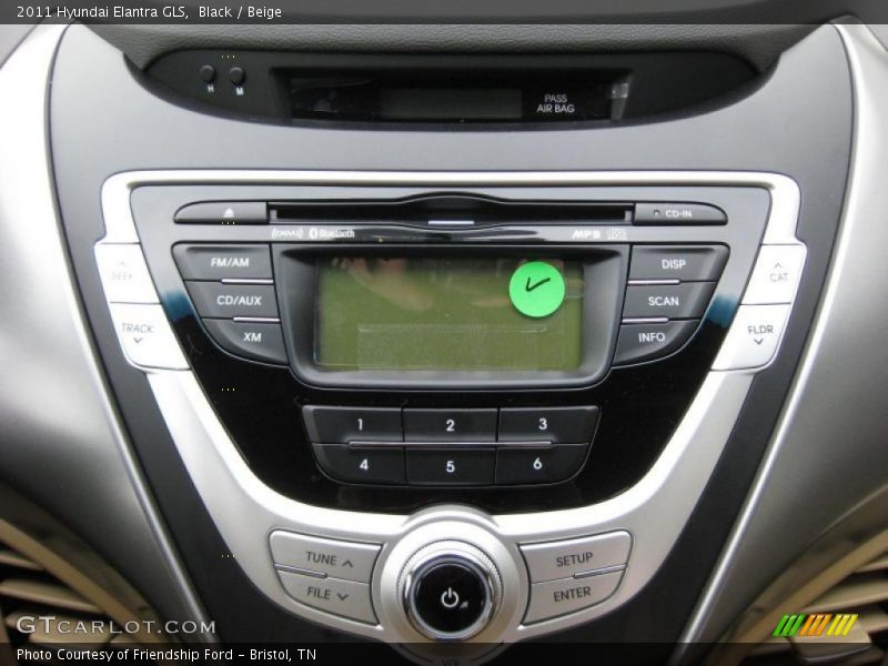 Controls of 2011 Elantra GLS