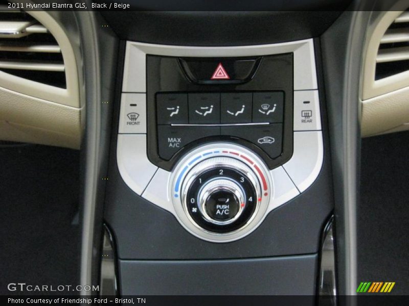 Controls of 2011 Elantra GLS