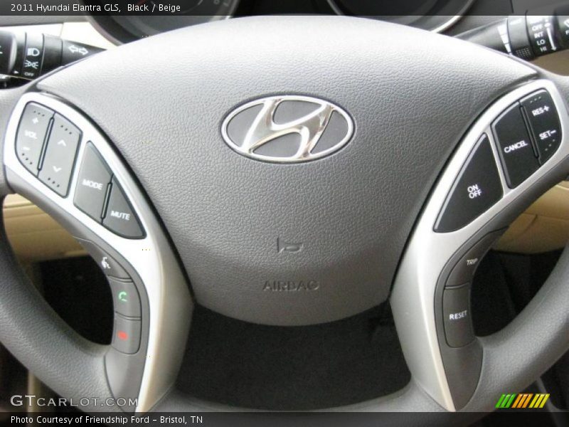 Controls of 2011 Elantra GLS