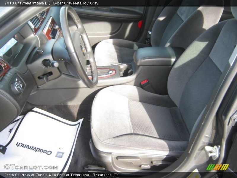 Cyber Gray Metallic / Gray 2010 Chevrolet Impala LT