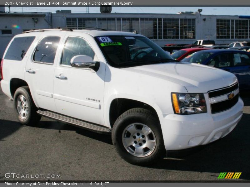 Summit White / Light Cashmere/Ebony 2007 Chevrolet Tahoe LT 4x4
