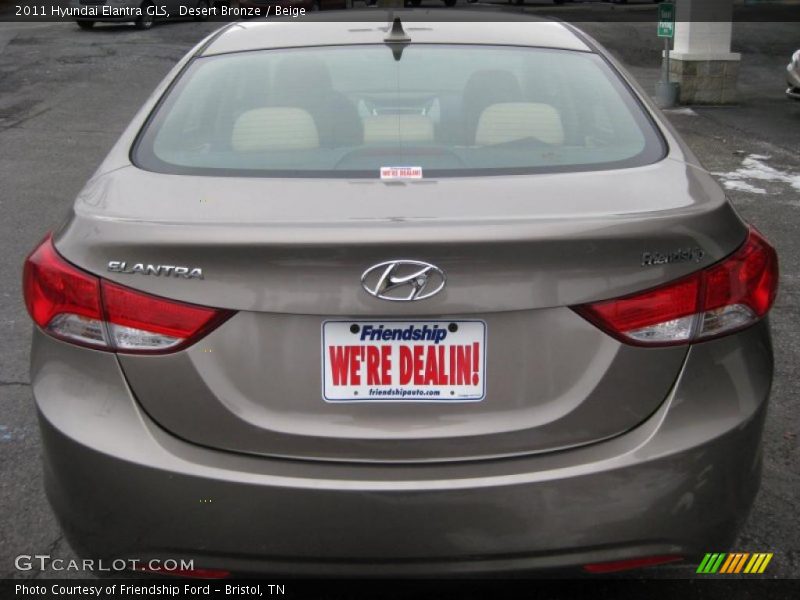 Desert Bronze / Beige 2011 Hyundai Elantra GLS