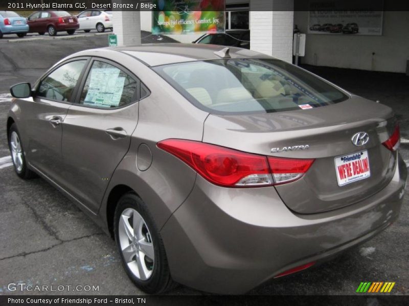 Desert Bronze / Beige 2011 Hyundai Elantra GLS