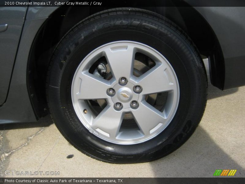 Cyber Gray Metallic / Gray 2010 Chevrolet Impala LT