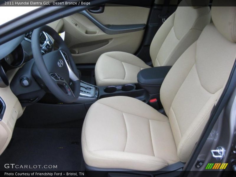  2011 Elantra GLS Beige Interior