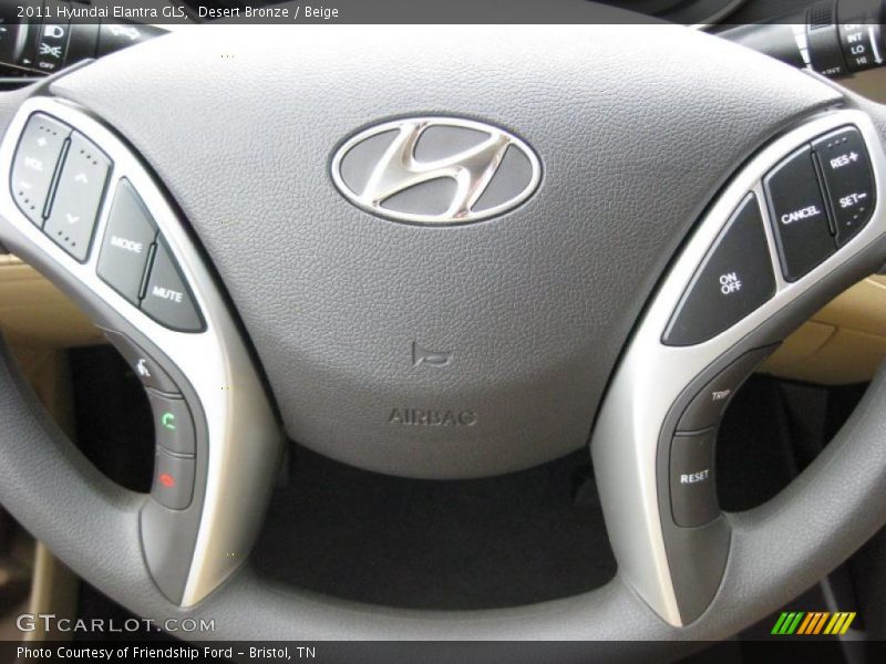 Controls of 2011 Elantra GLS