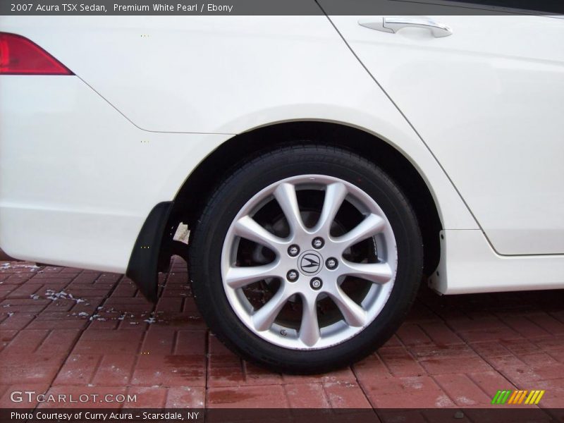 Premium White Pearl / Ebony 2007 Acura TSX Sedan