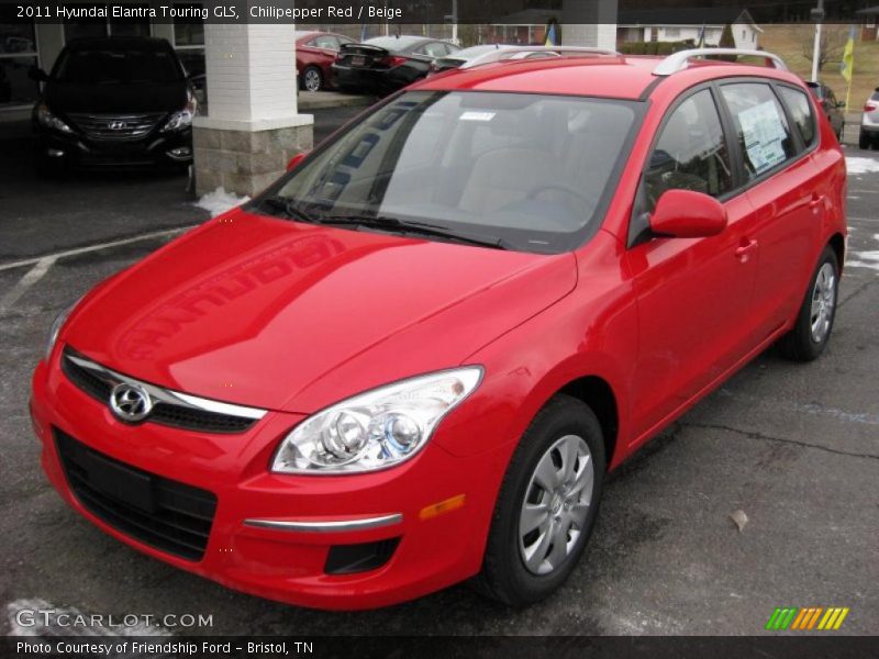 Front 3/4 View of 2011 Elantra Touring GLS