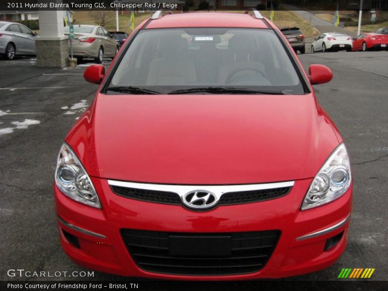 Chilipepper Red / Beige 2011 Hyundai Elantra Touring GLS