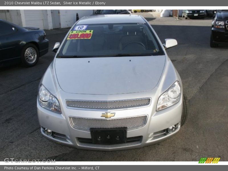 Silver Ice Metallic / Ebony 2010 Chevrolet Malibu LTZ Sedan