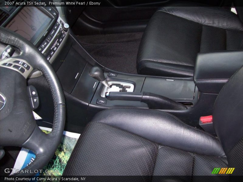 Premium White Pearl / Ebony 2007 Acura TSX Sedan