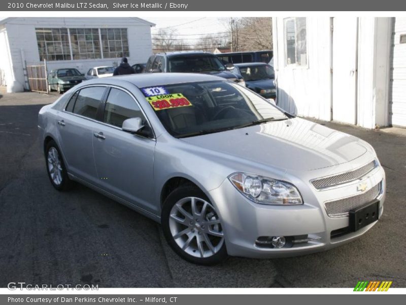 Silver Ice Metallic / Ebony 2010 Chevrolet Malibu LTZ Sedan