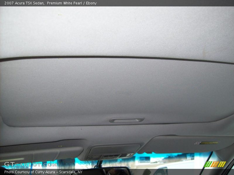 Premium White Pearl / Ebony 2007 Acura TSX Sedan