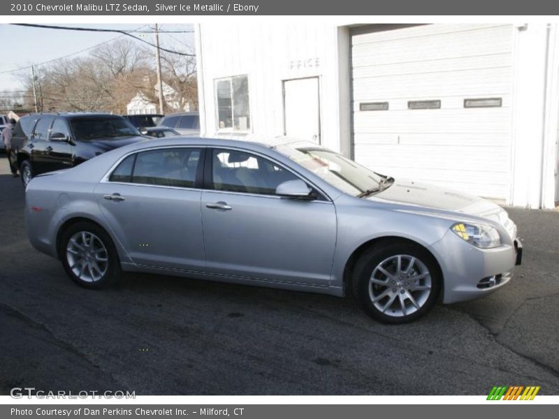Silver Ice Metallic / Ebony 2010 Chevrolet Malibu LTZ Sedan