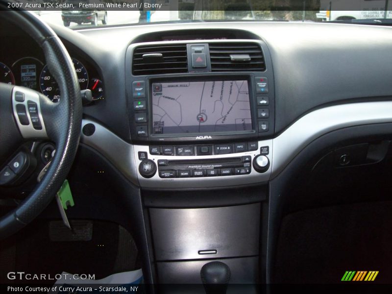 Premium White Pearl / Ebony 2007 Acura TSX Sedan