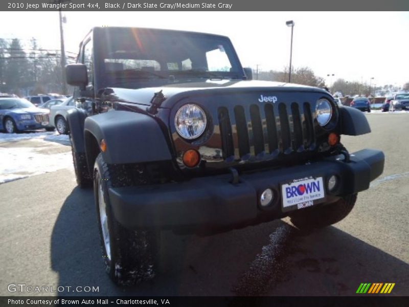Black / Dark Slate Gray/Medium Slate Gray 2010 Jeep Wrangler Sport 4x4