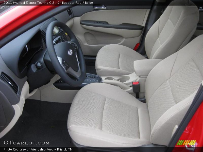  2011 Elantra Touring GLS Beige Interior