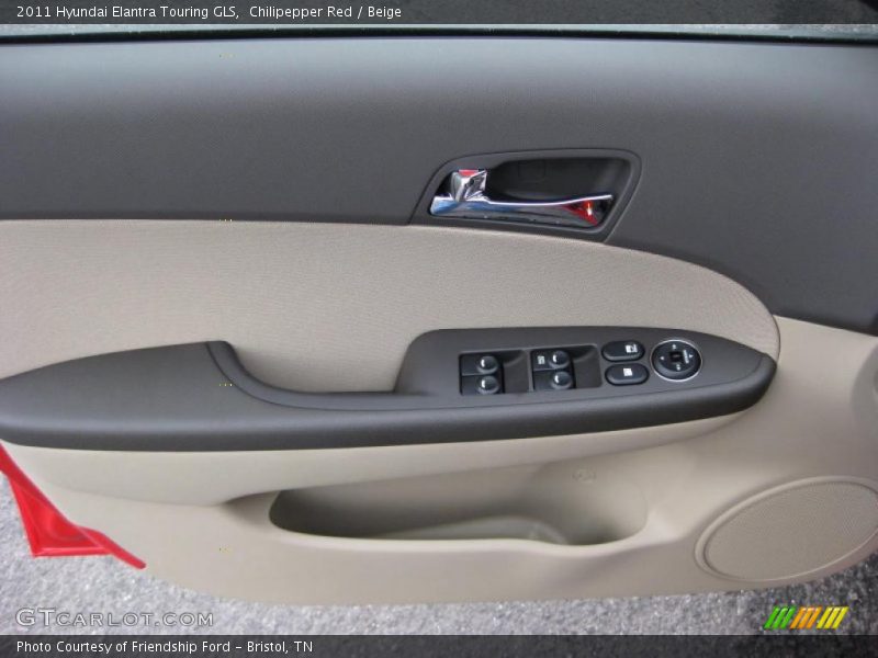 Chilipepper Red / Beige 2011 Hyundai Elantra Touring GLS