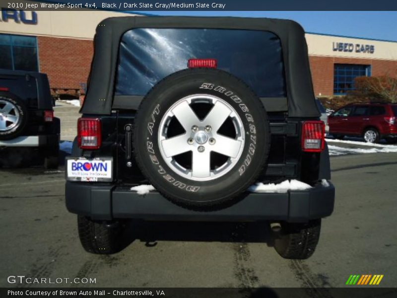 Black / Dark Slate Gray/Medium Slate Gray 2010 Jeep Wrangler Sport 4x4