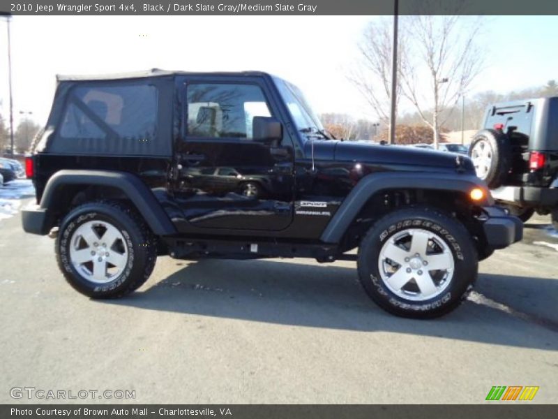 Black / Dark Slate Gray/Medium Slate Gray 2010 Jeep Wrangler Sport 4x4