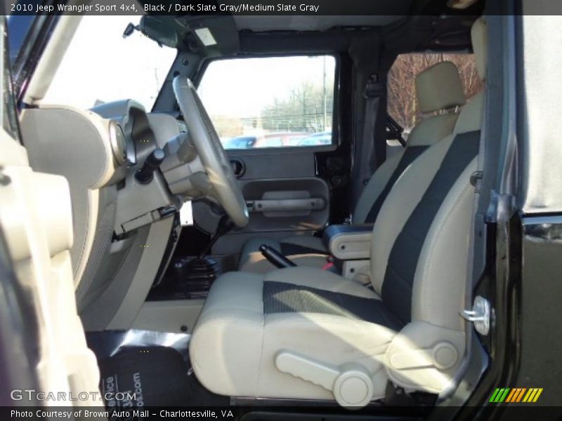 Black / Dark Slate Gray/Medium Slate Gray 2010 Jeep Wrangler Sport 4x4