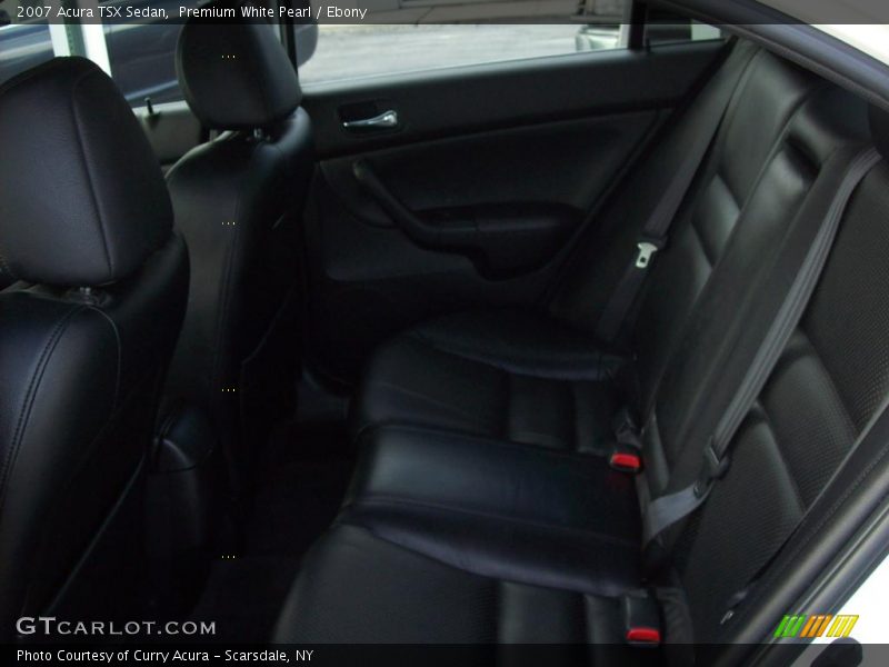 Premium White Pearl / Ebony 2007 Acura TSX Sedan
