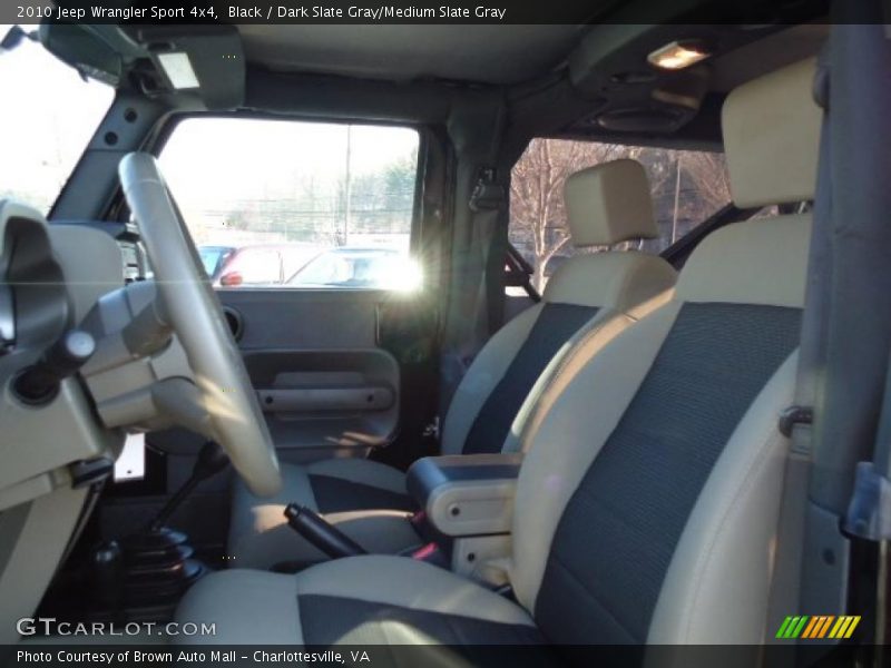Black / Dark Slate Gray/Medium Slate Gray 2010 Jeep Wrangler Sport 4x4