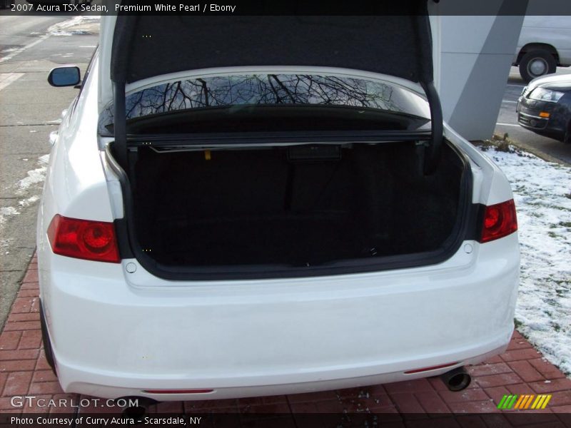 Premium White Pearl / Ebony 2007 Acura TSX Sedan