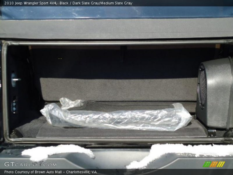 Black / Dark Slate Gray/Medium Slate Gray 2010 Jeep Wrangler Sport 4x4