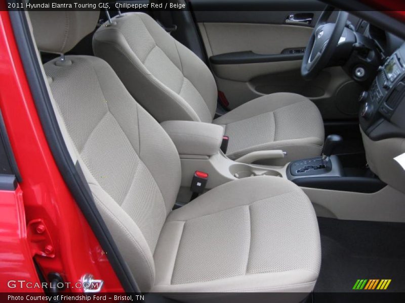  2011 Elantra Touring GLS Beige Interior