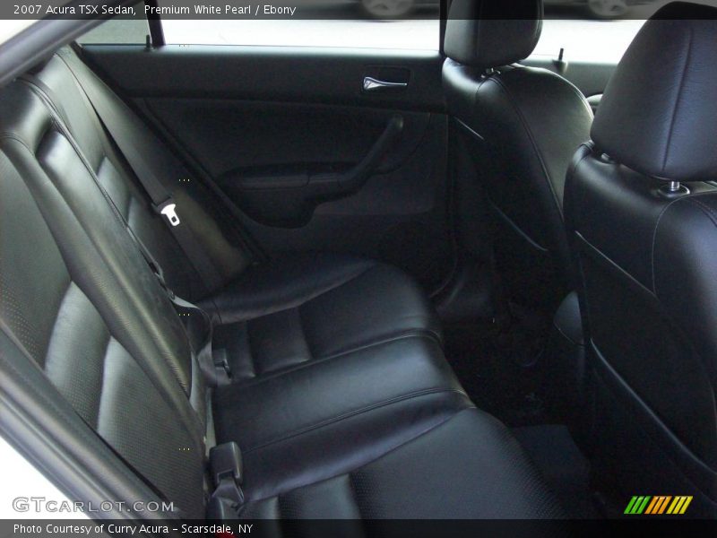 Premium White Pearl / Ebony 2007 Acura TSX Sedan