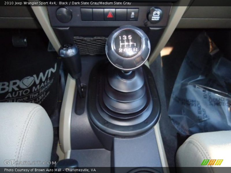 Black / Dark Slate Gray/Medium Slate Gray 2010 Jeep Wrangler Sport 4x4