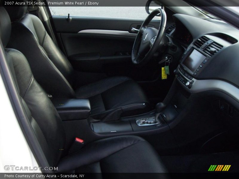 Premium White Pearl / Ebony 2007 Acura TSX Sedan