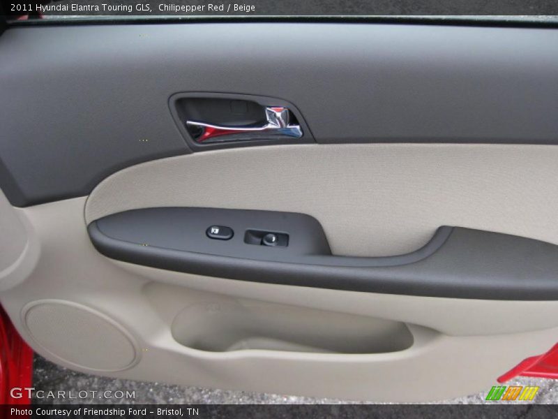 Chilipepper Red / Beige 2011 Hyundai Elantra Touring GLS