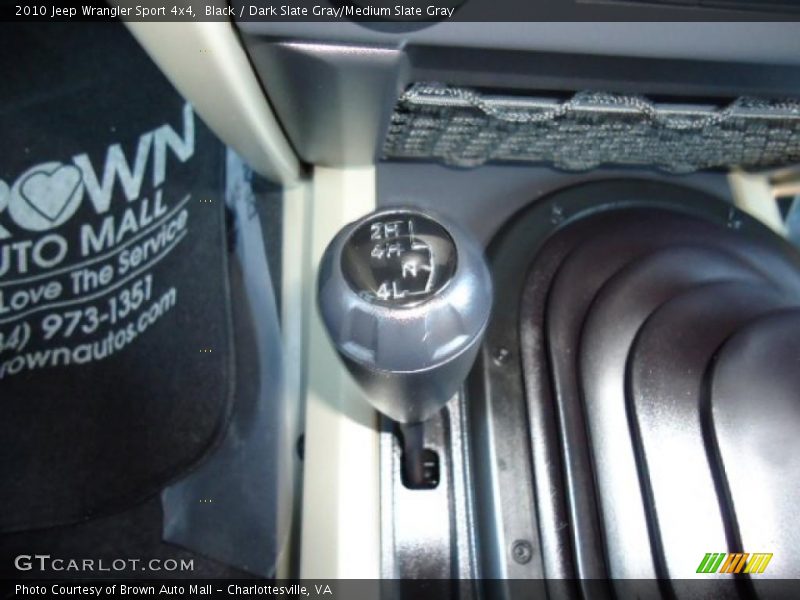 Black / Dark Slate Gray/Medium Slate Gray 2010 Jeep Wrangler Sport 4x4