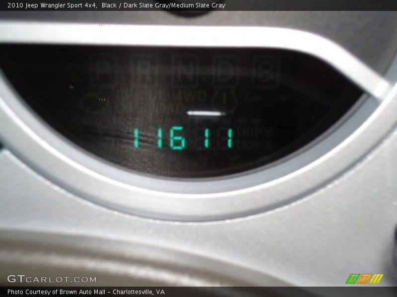 Black / Dark Slate Gray/Medium Slate Gray 2010 Jeep Wrangler Sport 4x4