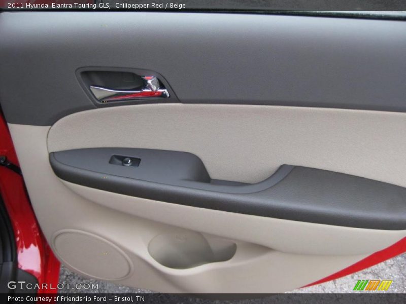 Chilipepper Red / Beige 2011 Hyundai Elantra Touring GLS