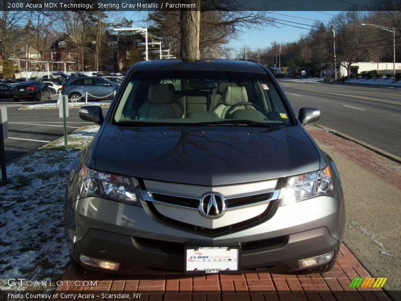 Sterling Gray Metallic / Parchment 2008 Acura MDX Technology