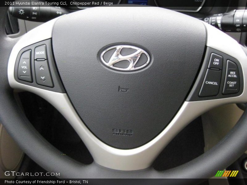Controls of 2011 Elantra Touring GLS