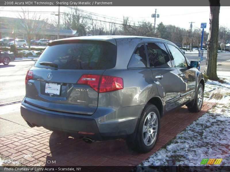 Sterling Gray Metallic / Parchment 2008 Acura MDX Technology